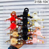 Impression Pack of 12 Pcs Pearl Style Hair Clutcher  Plastic Hair Clutcher